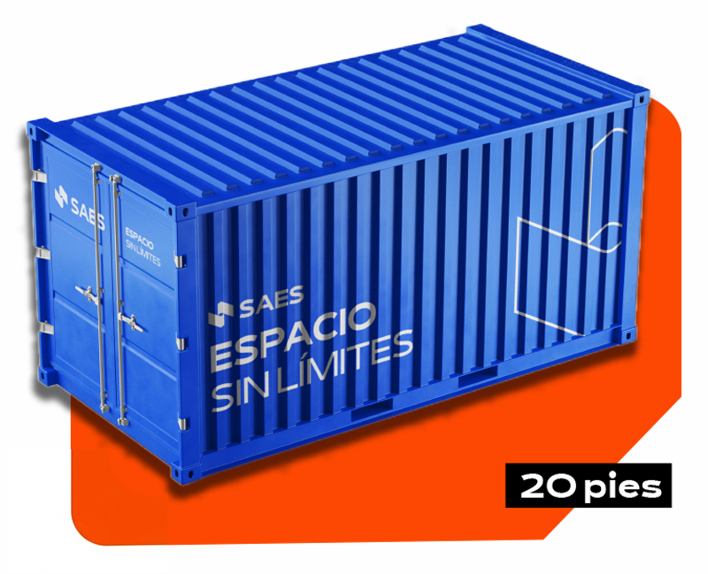 Contenedor SAES 20 Pies